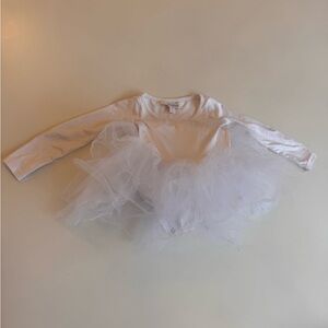 4T iloveplum white tutu dress